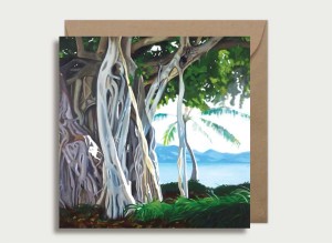 The Quiet Heart. 150x150mm card with envelope in protective sleeve. $6.50 AUD