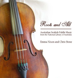 CD cover design for Emma Nixon and Chris Stone, published as part of a National Library of Australia Fellowship.