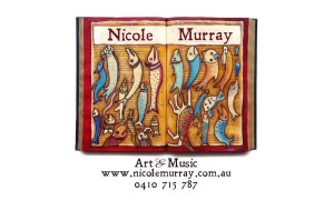 My own art and music business card.